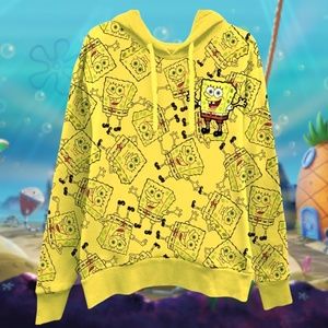 Junior’s Spongebob SquarePants Hoodie Size XL (15-17)